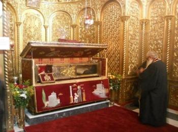 Рака св. Дионисия - небесного покровителя острова Закинф, Греция