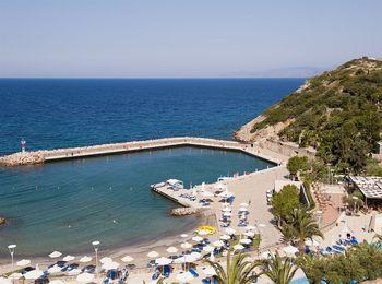 Пляж отеля Dessole Mirabello Beach, Крит, Греция